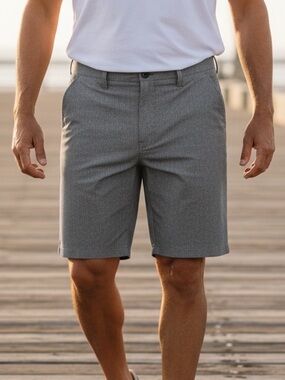 PrAna Men’s Shorts Gray‎ Sz 38 Lightweight 9” Inseam NWT
